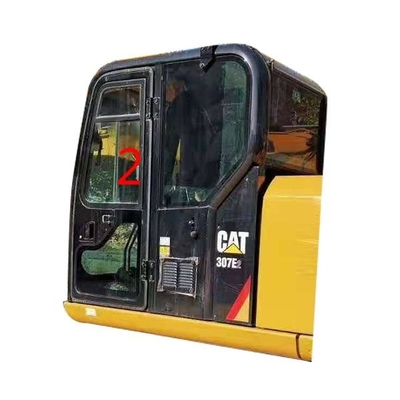 E307E CAT307Eの掘削機のドアの窓の取り替えの幼虫の左側のまっすぐな位置NO.2