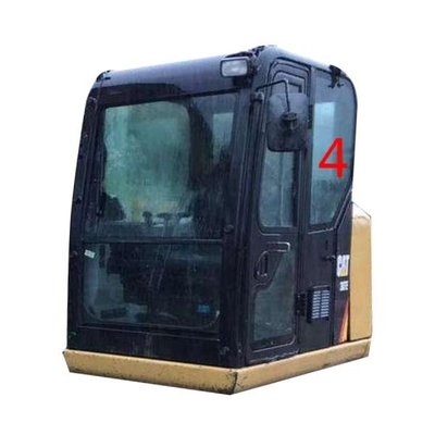 CAT307E E307Eの掘削機の窓ガラスの幼虫のタクシーの左ドアの後部位置NO.4