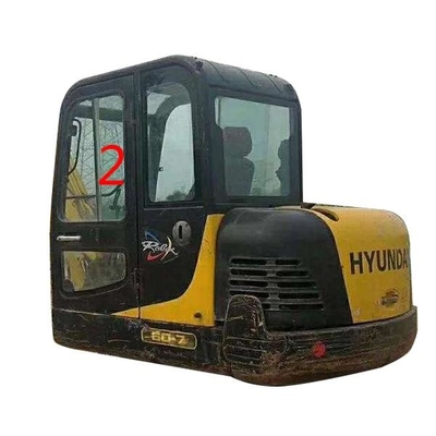 ヒュンダイR60-7の掘削機のドアの窓の取り替えの左のまっすぐな側面の位置NO.2