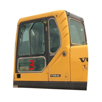 EC240Bボルボの風防ガラスのガラス掘削機の小屋5mm和らげられたガラス