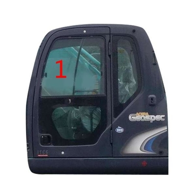 SK-6 SK-8 SK230-6 KOBELCOの掘削機ガラスは左の傾いた側面の位置NO.1を和らげた