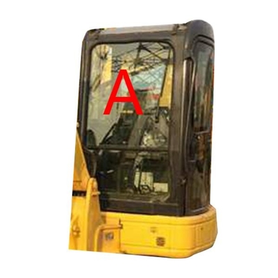 PC55MR PC55 5MMの厚い掘削機の小松のタクシー ガラスは風防ガラスの前部ガラスを和らげた