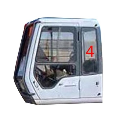 4457178日立の掘削機のガラス タクシーの窓の左ドアの後部位置NO.4はガラスを和らげた