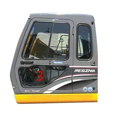 掘削機の小屋KATOガラスの左ドアのより低い位置NO.3 OEM