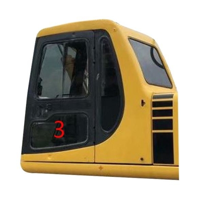 ISOの掘削機の小屋の小松のタクシー ガラスの左ドアのより低い位置NO.3
