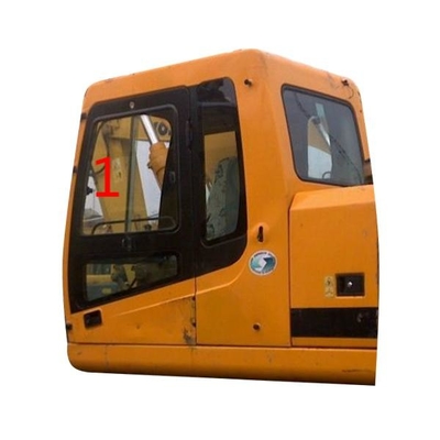 R225-7LC R140-7LCの風防ガラスはガラス ヒュンダイ掘削機の左側の位置の傾斜NO.1を和らげた