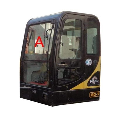 R60-7 R55-7ヒュンダイの前部ガラス構造の装置収納箱の前部
