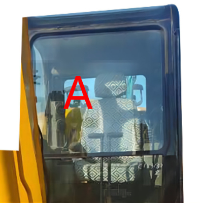 R60-7 R55-7ヒュンダイの前部ガラス構造の装置収納箱の前部