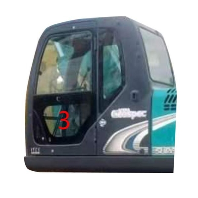 SK-6 SK-8 SK230-6 SK50 KOBELCOの掘削機ガラスの左ドアのより低い位置NO.3の緑