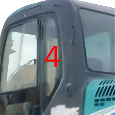 SK-8 SK-6 SK230-6の左ドアの後部風防ガラスガラスは和らげた
