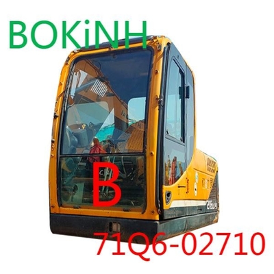 71Q6-02710ヒュンダイの掘削機のタクシーはガラス前部より低い位置Bの風防ガラスを和らげた